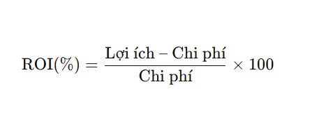 Công thức tính ROI cơ bản